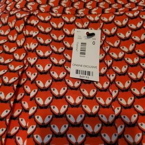 Cute fox print skirt from The Limited